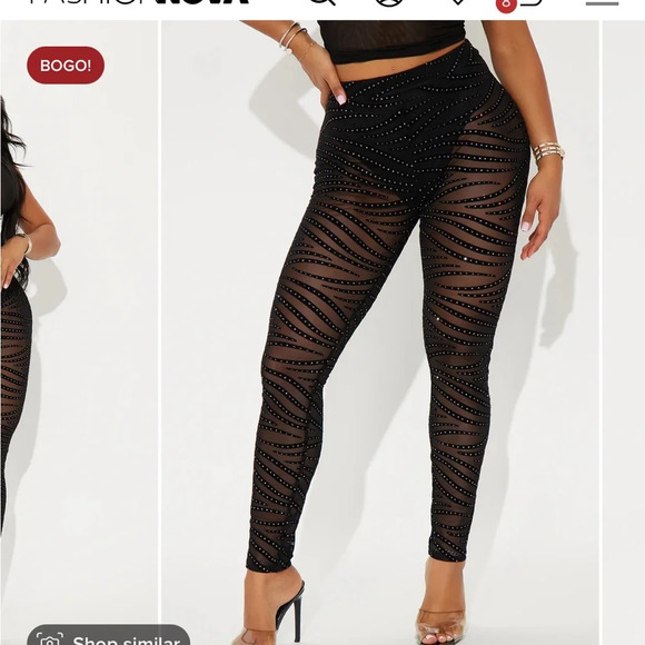 Brand new mesh leggings. - Picture 1 of 3